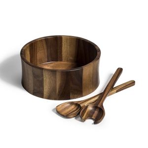 Unique <b>Wooden</b> Serving Bowl <b>Rustic</b> Charred Finish Handmade Salad Bowl for Kitchen <b>Dining</b> <b>Table</b> Eco Friendly Food Safe Use - Product Image 2