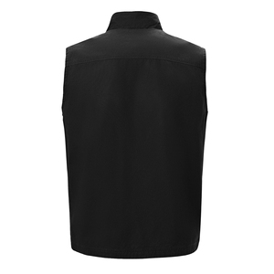 Gilet en toile pour homme, style classique, sans manches, logo personnalisé, coton durable, pour l'équitation et la vie quotidienne. - Product Image 2