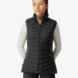 Gilet long matelassé OEM pour femme - Isolation en polyfill alternatif au duvet pour la randonnée et les tenues décontractées d'hiver, personnalisable - Product Image 5