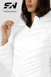 Veste matelassée pour femme, style streetwear, respirante, décontractée, à fermeture éclair, surdimensionnée, de qualité supérieure, pour l'hiver - Product Image 5