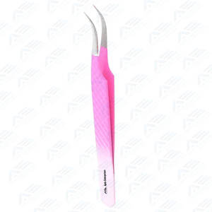 Pince à cils pointue pince à cils en acier inoxydable personnalisée de qualité supérieure outil de beauté de précision pour l'extension de cils - Product Image 4