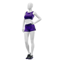 Conjunto Deportivo de 2 Piezas para Mujer, Marca Privada, Sujetador Deportivo sin Tirantes, Leggings de Cintura Alta, Ropa Deportiva Elástica para Yoga y Gimnasio, Alta Calidad, OEM