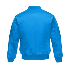 Chaqueta de Hombre Estilo Racer 2026 al por Mayor con Decoración de Botones, Forro de Piel de Oveja, Tela Satinada, Logotipo Personalizado y Estilo Béisbol - Product Image 6