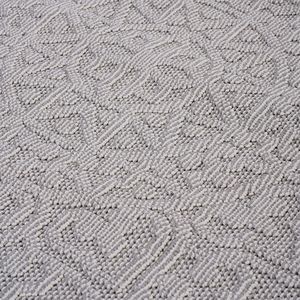Tappeto da Interno/Esterno NAAR Guros Collection 8x10 Bianco/Avorio con Motivo a Medaglione - Product Image 4