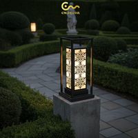 Lampes de jardin LED semi-encastrées IP65 AC 3500K (blanc chaud) avec support en acier/inox détachable, conception AutoCAD, pour extérieur/villa/jardin, Vietnam