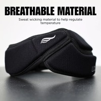 Bandeau de protection pour la tête LOOP pour football américain, respirant, pour football, boxe, rugby, en matériau EVA, réglable, noir
