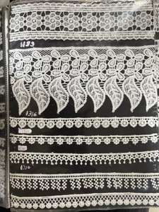 Encaje GPO de algodón premium con textura suave y diseño elegante para ropa étnica y casual. - Product Image 2