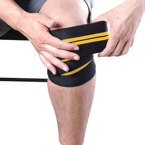 Fitness Knee Wraps Men Women Gym Knee Support Compression Elastic Squat <b>Strength</b> <b>Training</b> OEM Supplier - Product Image 3