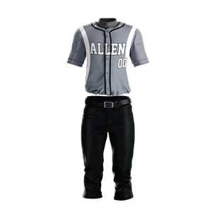 Custom Baseball Softball Uniform Set Breathable Quick Dry Polyester Jersey Pants Embroidered Team Logo <b>Athletic</b> Sportswear - Product Image 1