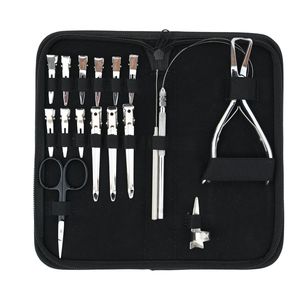 Kit Completo de Extensiones de Cabello: Herramienta de Gancho y Bucle para Extracción de Microperlas, Mini Tijeras para Separar el Cabello, Set de Clips de Estilizado - Product Image 5