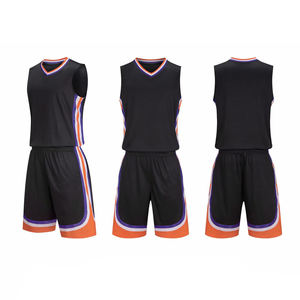 Maillots de basket-ball athlétiques en mesh pour hommes, uniformes d'équipe vierges pour le sport, respirants et confortables, promotion - Product Image 2