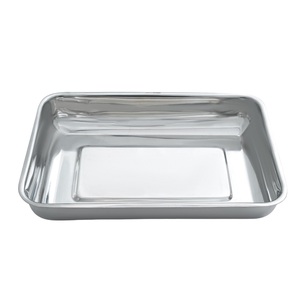 Plateau chirurgical rectangulaire manuel en acier inoxydable, réutilisable et sûr, certifié CE, ensemble d'instruments de classe I pour la chirurgie générale - Product Image 6