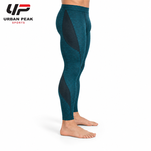 Flexible <b>Men</b> <b>Legging</b> With Body Contouring Shape Soft Fabric And Breathable Construction For Exercise And Fitness Workouts - Product Image 2