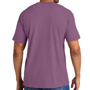 T-shirt homme en coton mélangé durable à manches courtes avec poche et logo sur la poitrine, idéal pour les activités quotidiennes en plein air, t-shirt premium - Product Image 3