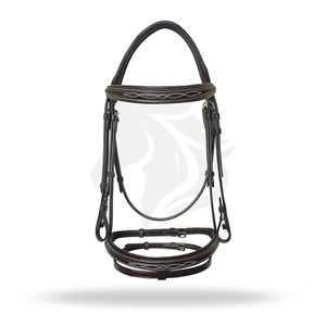 อุปกรณ์ดูแลม้า บังเหียนม้าแบบอังกฤษ ขนาดมาตรฐาน บังเหียนสำหรับขี่ม้าแบบอังกฤษ สำหรับการขี่ม้าประจำวัน - Product Image 1