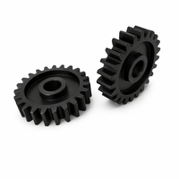 Nouvel Engrenage 3D Techno Eco-Solvent Compatible UV, Dents 22, Découpe en D, Trou 8mm pour Minilab Noritsu LPS24 PRO (Numéros de Pièce) Garantie 3 Mois
