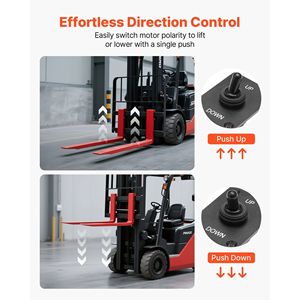 Interruttore a Levetta Momentaneo a 6 Pin per Inversione di Polarità ON-OFF-ON, DC 12V/30A AC 250V/15A, Piastra di Montaggio Inclusa - Product Image 3