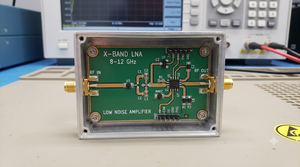 Module d'évaluation d'amplificateur RF à faible bruit RFLN12S 8-12 GHz bande X GaAs PHEMT LNA, gain de 22 dB pour SATCOM, radar, sans fil - Product Image 6
