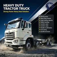Approvisionnement direct usine : Camion tracteur Sinotruk Howo 8x4 robuste pour le transport de marchandises longue distance