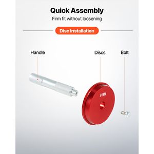 Kit Pressa Cuscinetti Professionale da 43 Pezzi con Set di Attrezzi per Guarnizioni e 39 Boccole, Manici e Alberi, Include Utensile Manuale - Product Image 5