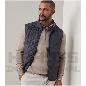 Gilet matelassé sans manches OEM de haute qualité, grande taille, avec logo personnalisé, vente chaude - Product Image 2