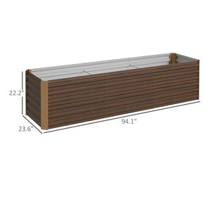 Fioriera Rialzata Zincata per Giardinaggio all'Aperto - Product Image 4