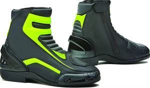 Trajes de cuero para motocicleta, precio al por mayor, suela de goma de alta calidad, zapatos de carreras de motocicleta hechos a medida, botas de cuero auténtico para carreras. - Product Image 5