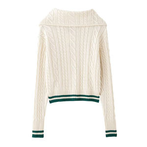 Women Relaxed <b>Fit</b> Crewneck Sweater Soft Knitted Pullover Casual Home Wear <b>Jumper</b> Lightweight Winter Tops Fashion - Product Image 2
