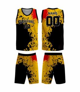 Conjunto de Uniforme de Baloncesto Transpirable Personalizado, Jersey y Pantalones Cortos Sublimados, Logotipo Frontal, Kits de Equipo OEM, Fabricante Mayorista - Product Image 3