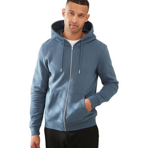 Sudaderas con Capucha para Hombre, Tejidas, 100% Algodón, Felpa, Casuales, Otoño, Colores Sólidos, Bordadas, Gruesas, Venta al Por Mayor - Product Image 3