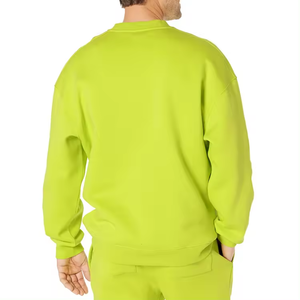 ผู้ผลิตเสื้อฮู้ดดี้ทรงบ็อกซี่แบบครอป 500gsm ผ้าเฟรนช์เทอร์รี่หนา ทรงหลวม ไหล่ตก เสื้อฮู้ดดี้ผ้าฝ้ายหนาน้ำหนักมาก ทรงโอเวอร์ไซส์สำหรับผู้ชาย - Product Image 4