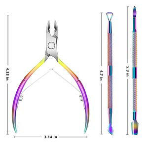 Artisan Crafted Stainless Steel Luxury <b>Nail</b> <b>Tool</b> Cuticle Trimmer-Sharp Blade Ergonomic Design for Professional Use - Product Image 2
