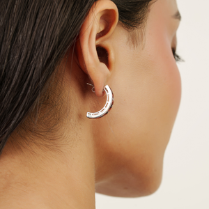 Pendientes de Aro Finos de Plata de Ley 925 con Granate de Corte Redondo 100% Auténtico, Joyería de Piedra de Nacimiento de Enero, Más Vendidos - Product Image 4