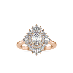 Premium Quality 925 Silver <b>Large</b> Cocktail Core Moissanite Diamond Birthday Gift Women <b>Ring</b> - Product Image 1