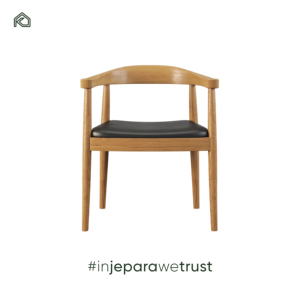 Fauteuil d'appoint en bois Sungkai de style Japandi haut de gamme, fauteuil lounge rembourré confortable, mobilier de chambre minimaliste pour hôtel - Product Image 3