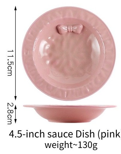 Salsera de 4.5" (rosa)