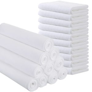Serviettes de toilette en coton de haute qualité confortables, ensembles de serviettes de bain pour la maison avec logo personnalisé - Product Image 1