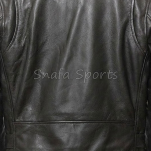 เสื้อแจ็คเก็ตหนังแท้พรีเมียมสำหรับผู้ชาย แฟชั่นฤดูหนาวสุดเท่ห์ วัสดุนุ่ม ทนทาน สไตล์คลาสสิก สตรีทแวร์ - Product Image 5