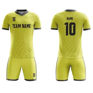 Uniforme de Fútbol Personalizado de Alta Calidad, Conjunto de Camiseta y Pantalones Cortos de Secado Rápido para Clubes y Equipos - Product Image 4