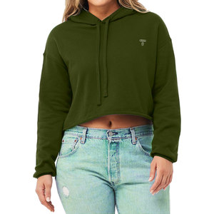 100%, blusas cortas transpirables de alta calidad para mujer, logotipo personalizado y diseño, camisa informal con capucha para verano - Product Image 5