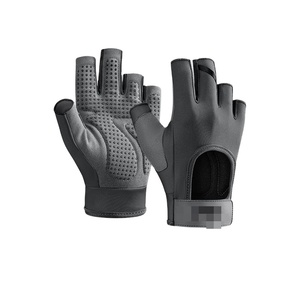 Gants de musculation unisexes respirants en PU, design personnalisé, haute qualité, pour la musculation - Product Image 1