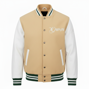 Custom Winter Fashion Varsity <b>Jacket</b> Hooded Eco-Friendly Unisex Front Logo Wholesale - Product Image 1