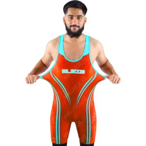 Traje de Lucha Libre Personalizado de Una Pieza |   Spandex Transpirable |   Logotipo Personalizado con Nombre de Equipo |   Sialkot Pakistán OEM - Product Image 3