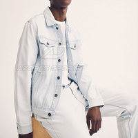Veste en jean pour homme, style streetwear décontracté, légère, tendance, manches longues, confortable, pour tous les jours, idéale pour l'extérieur