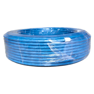 Câble S/FTP CAT7 <span class=keywords><strong>Duplex</strong></span> 2x4 paires, conducteur BC 23AWG, isolation PE, blindage feuille d'aluminium par paire, tressage Al-Mg, gaine LSZH, couleur bleue - Product Image 3