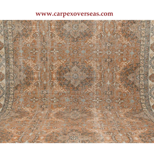 Diseño terrenal hermosa alfombra hecha a mano de lana persa anudada a mano tamaño grande para el hogar sala de estar antideslizante y apto para mascotas - Product Image 2