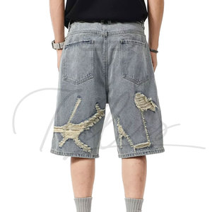 Nouvelle Tendance : Shorts en Jean Homme Personnalisés Effet Vieilli – Tenue Décontractée - Product Image 4