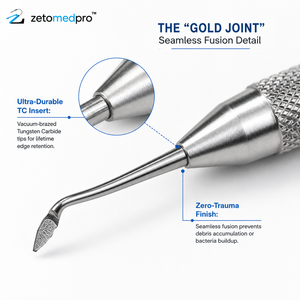 Disco Dental de Carburo de Tungsteno para Modelado y Contorneado de Composite, Acero Inoxidable, OEM Zetomed Pro - Product Image 6