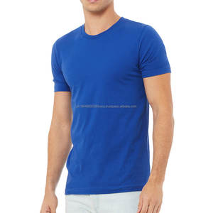 Camiseta Curva Personalizada de Alta Calidad para Hombre, al por Mayor, Informal, Premium, 100% Algodón, Transpirable, Cuello Redondo, Lisa - Product Image 1