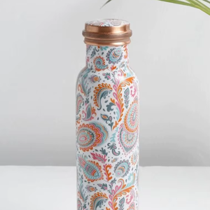 Bouteille de bière tendance de qualité supérieure, design classique, en cuivre, grande capacité, anti-fuite, compatible lave-vaisselle et micro-ondes - Product Image 1